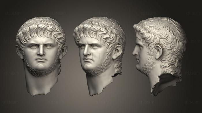 Бюсты и головы античные и исторические Нерон